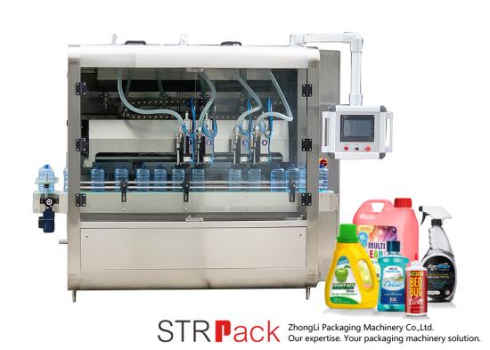 Continuous Motion Gear Pump Inline Filling Machine